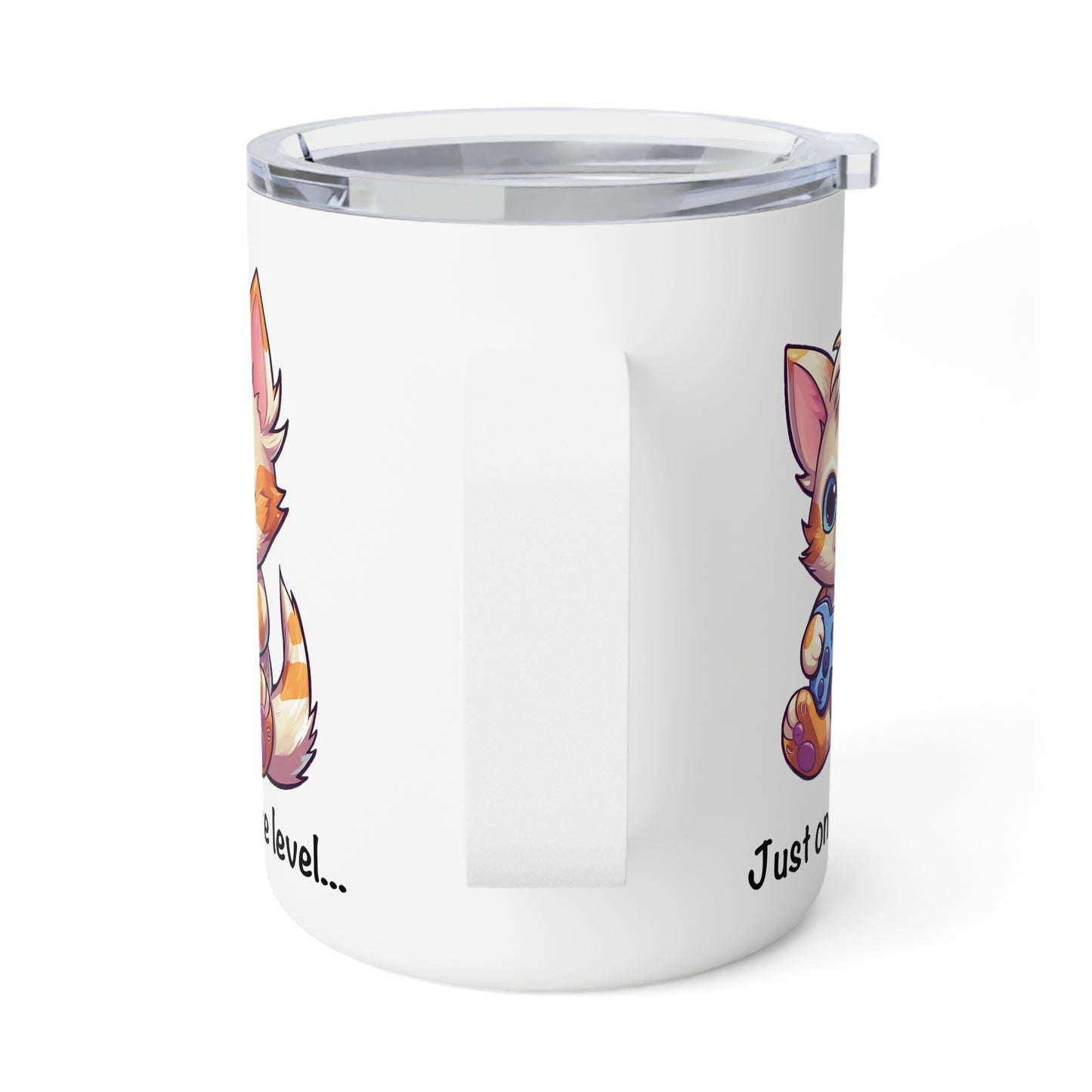 Just One More Level Insulated Coffee Mug, 10oz
