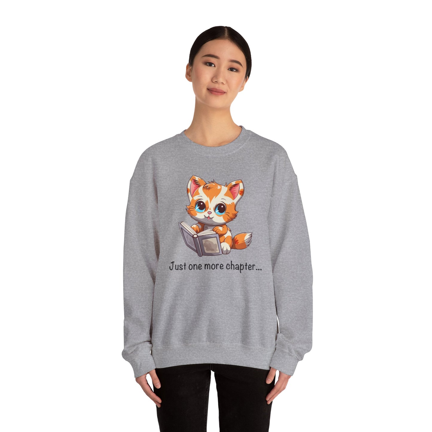 Just One More Chapter Unisex Heavy Blend™ Crewneck Sweatshirt