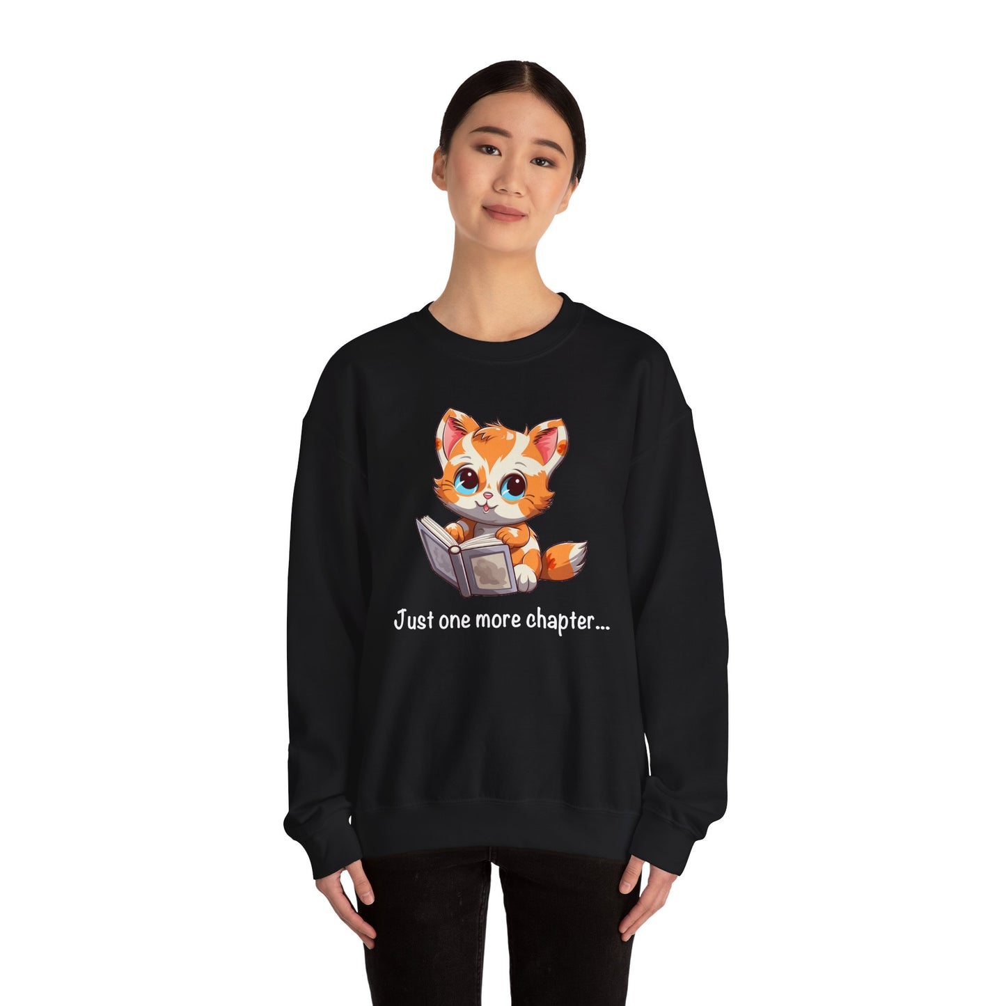 Just One More Chapter Unisex Heavy Blend™ Crewneck Sweatshirt