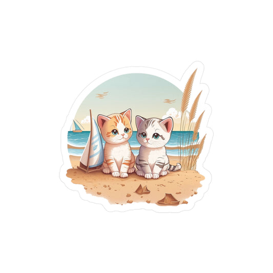 Beach Day Vinyl Sticker