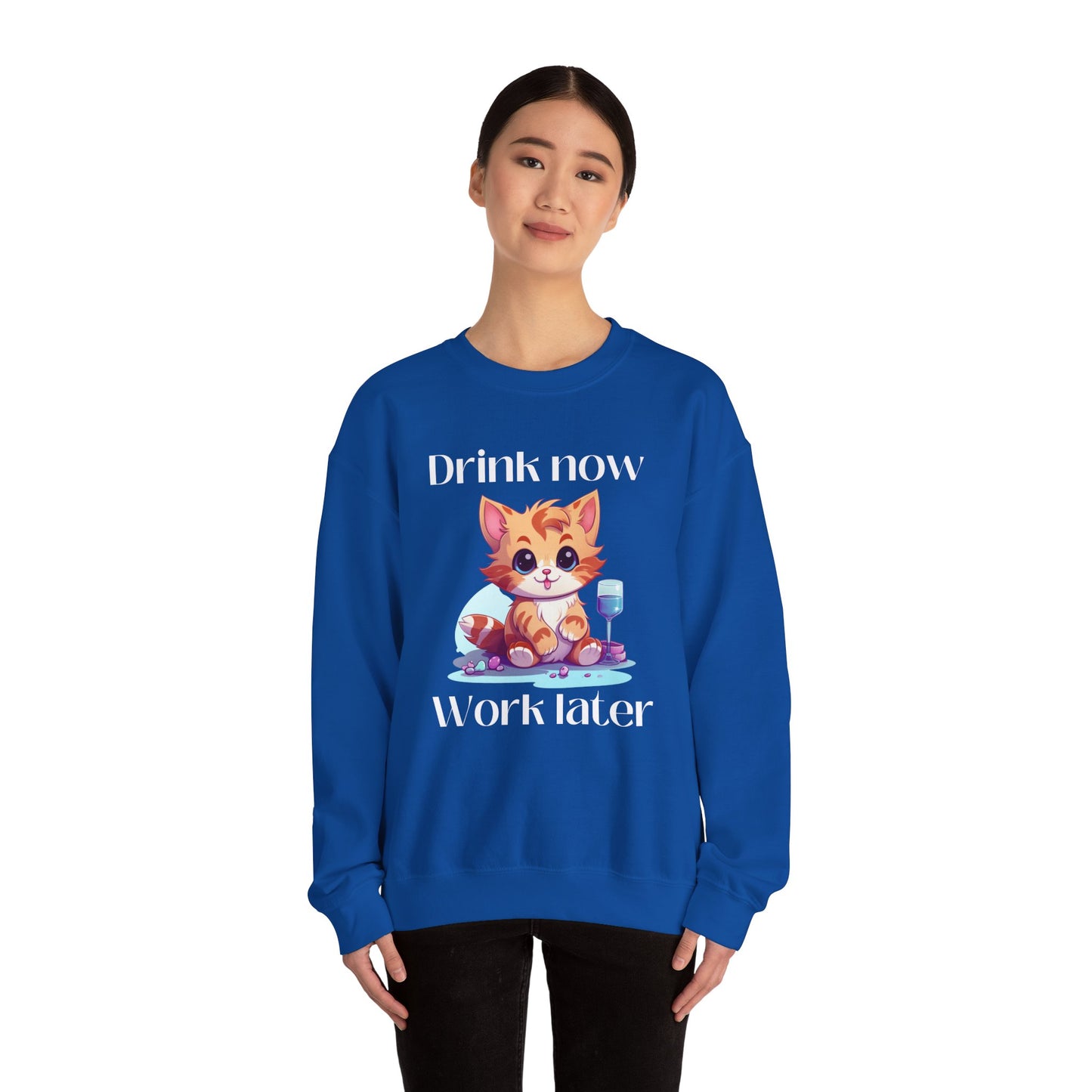 Drink Now Unisex Heavy Blend™ Crewneck Sweatshirt