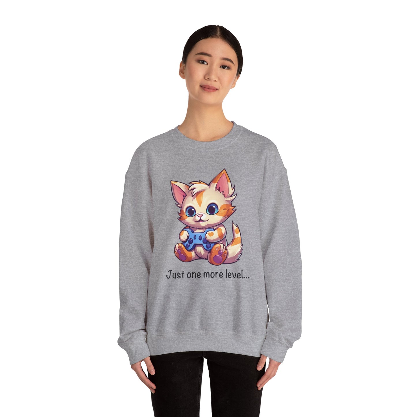 Just One More Level Unisex Heavy Blend™ Crewneck Sweatshirt