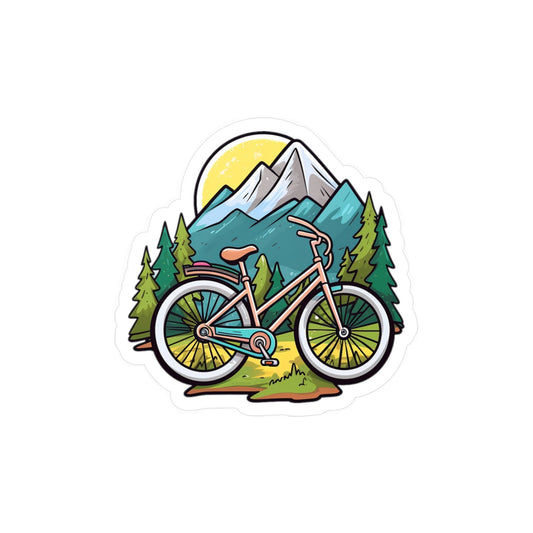 Adventure Bike Vinyl Sticker