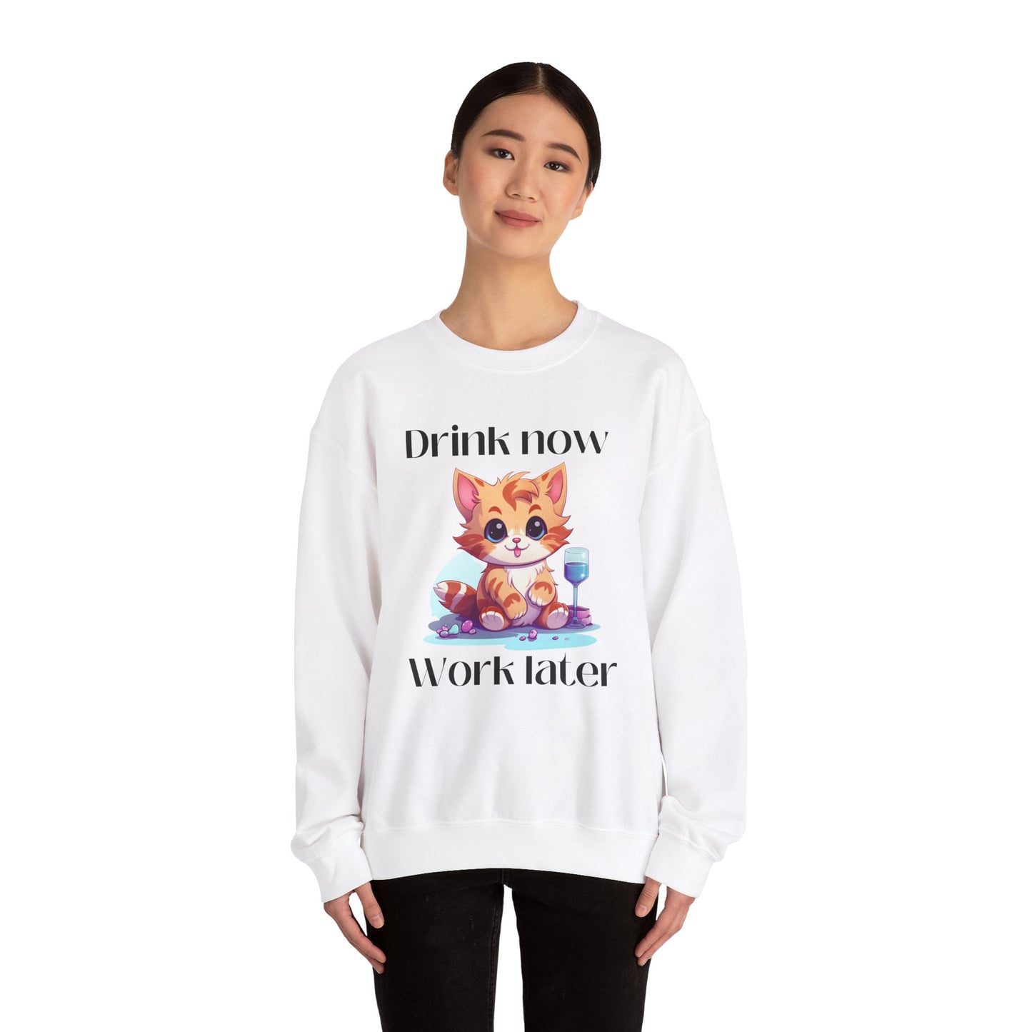 Drink Now Unisex Heavy Blend™ Crewneck Sweatshirt