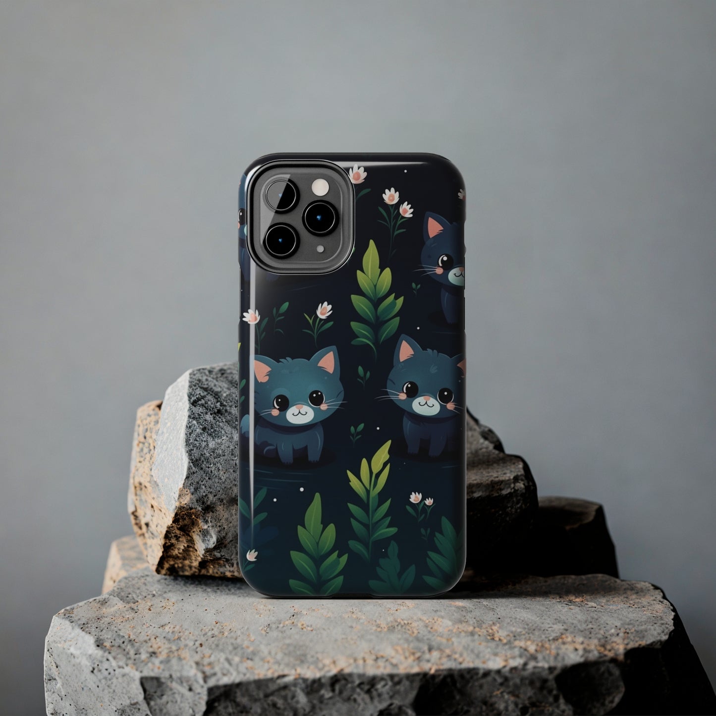 Woodsy Kitten Tough Phone Cases