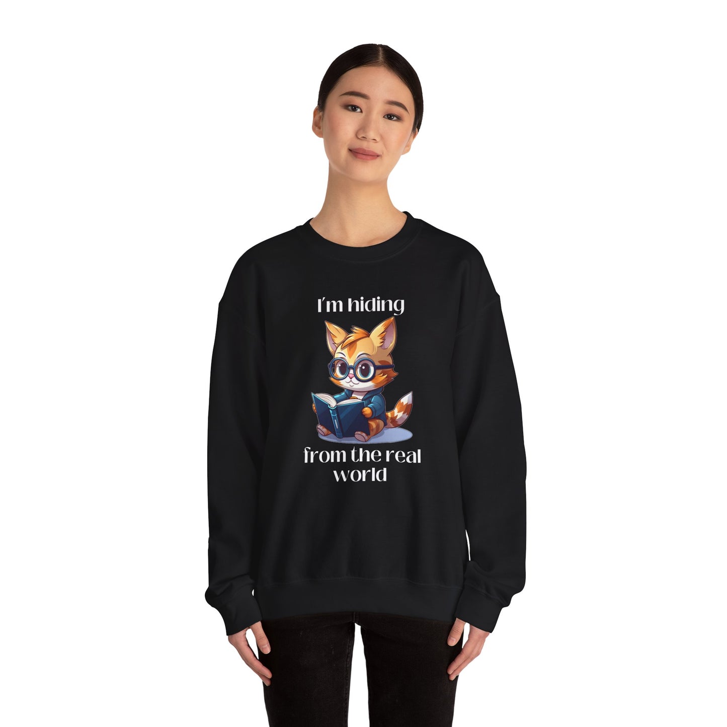 I'm Hiding Unisex Heavy Blend™ Crewneck Sweatshirt