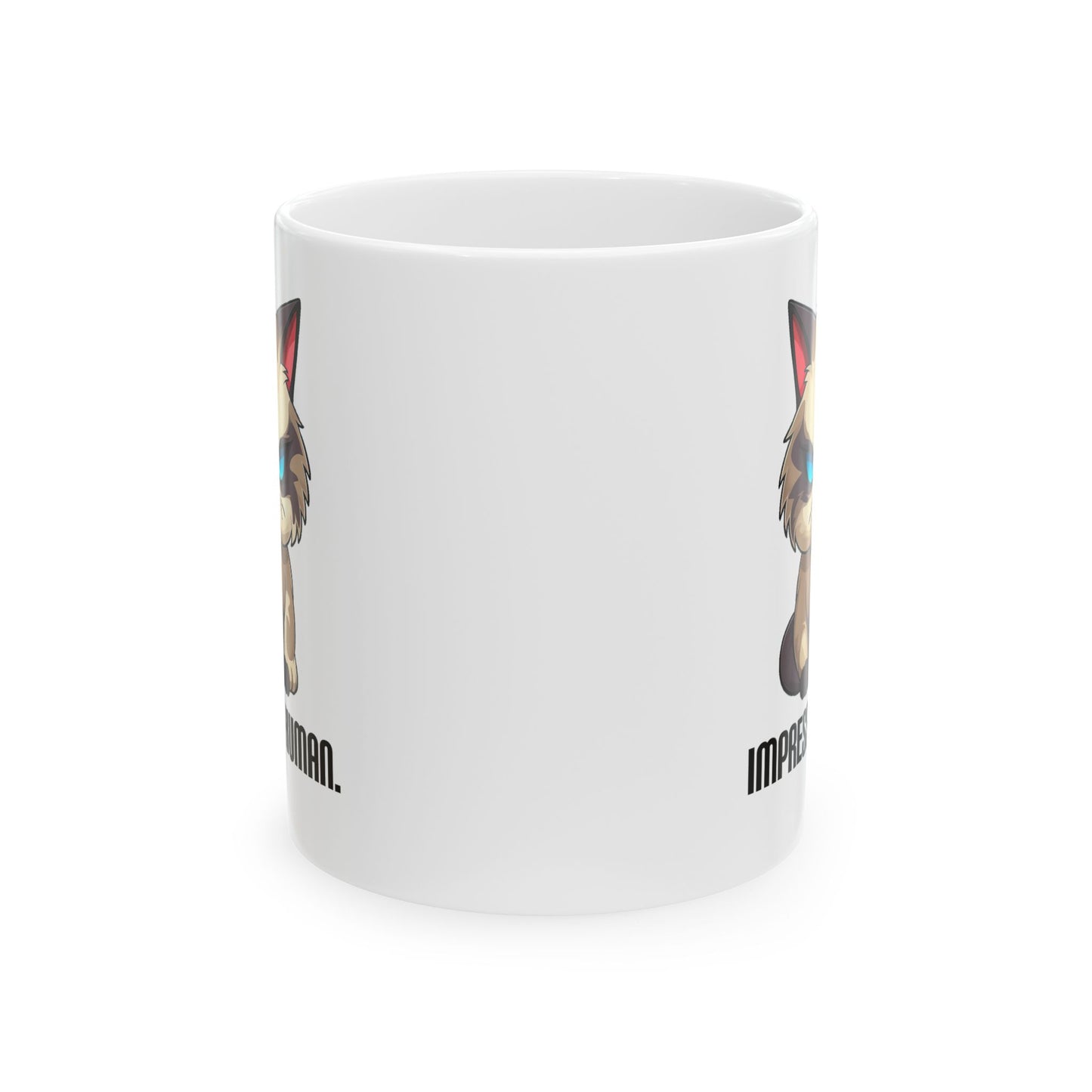 Impress Me Human Ceramic Mug