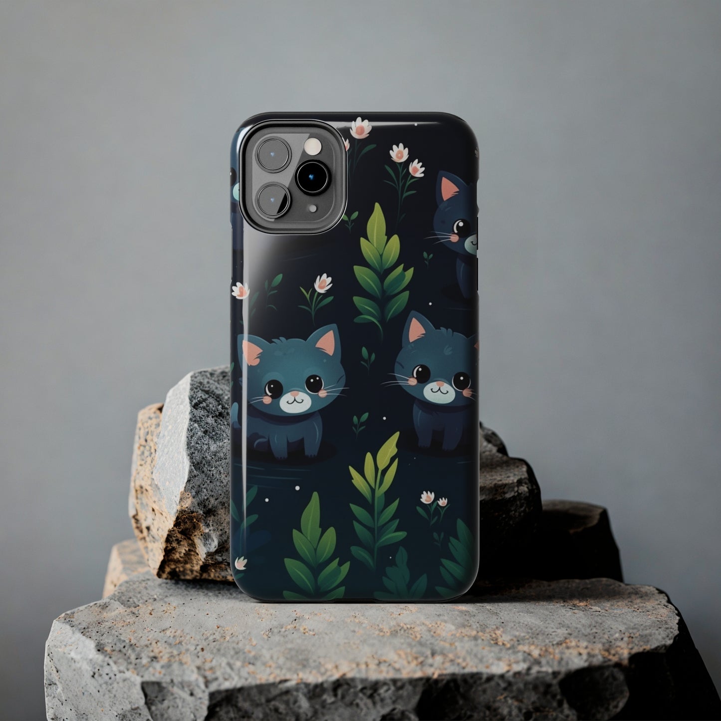 Woodsy Kitten Tough Phone Cases