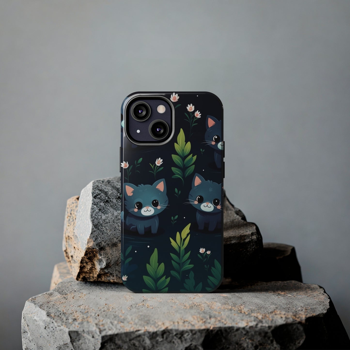 Woodsy Kitten Tough Phone Cases