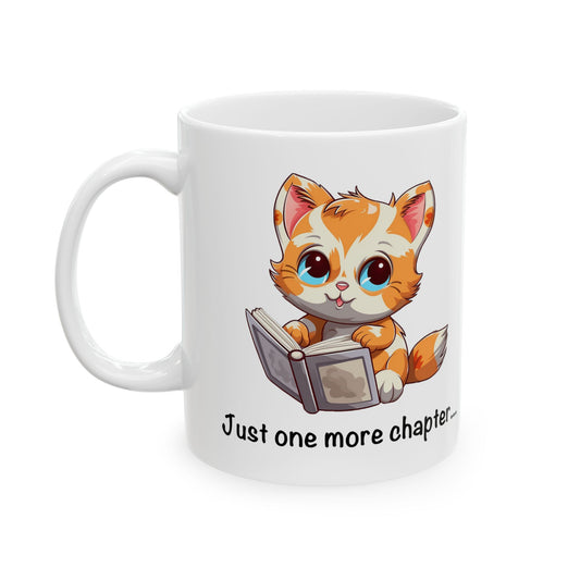 Just One More Chapter Ceramic Mug