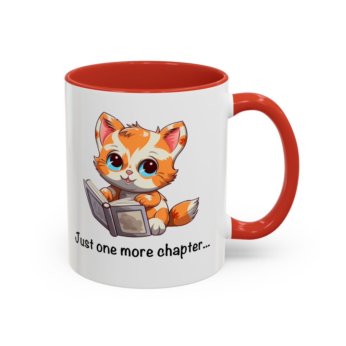 Just One More Chapter Accent Coffee Mug