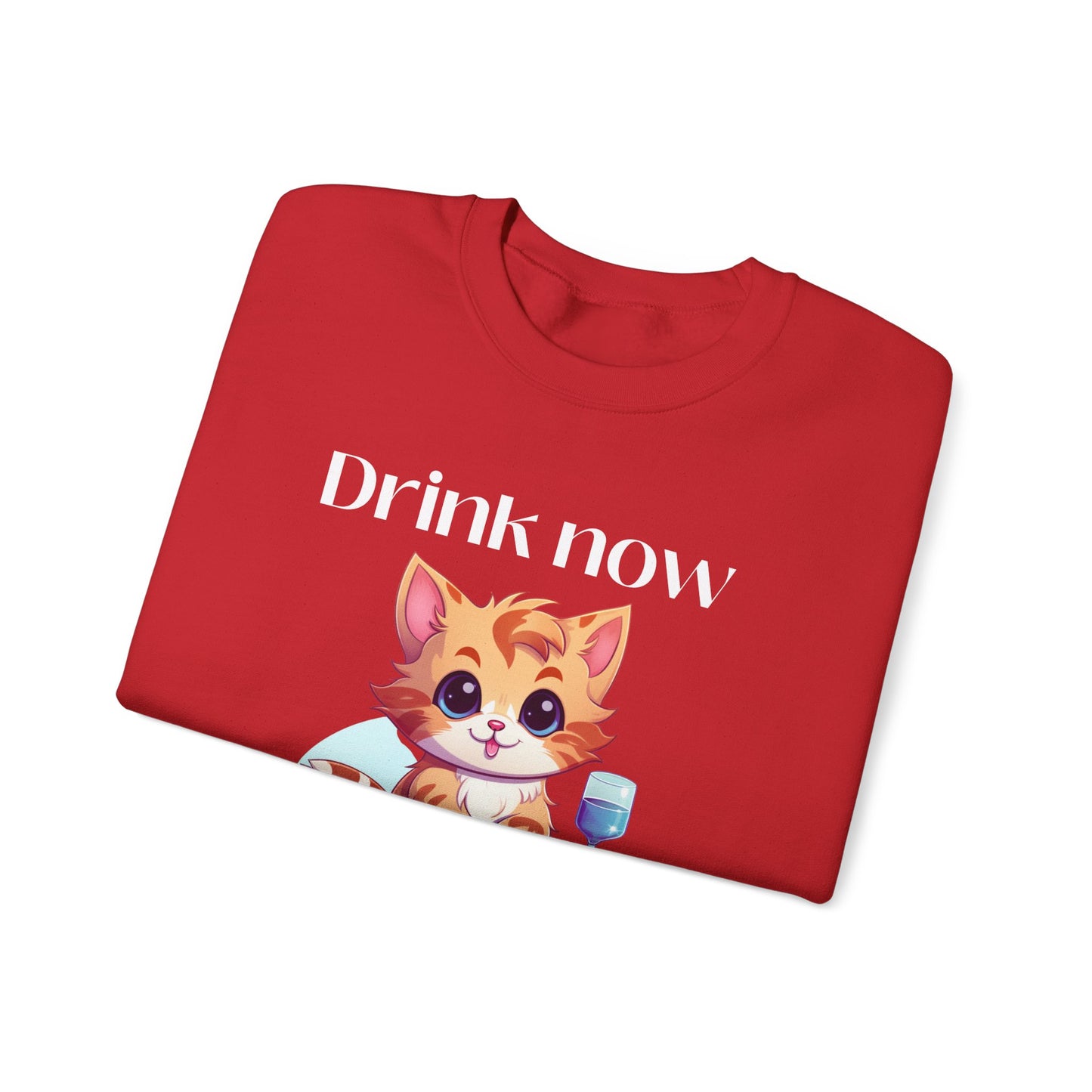 Drink Now Unisex Heavy Blend™ Crewneck Sweatshirt