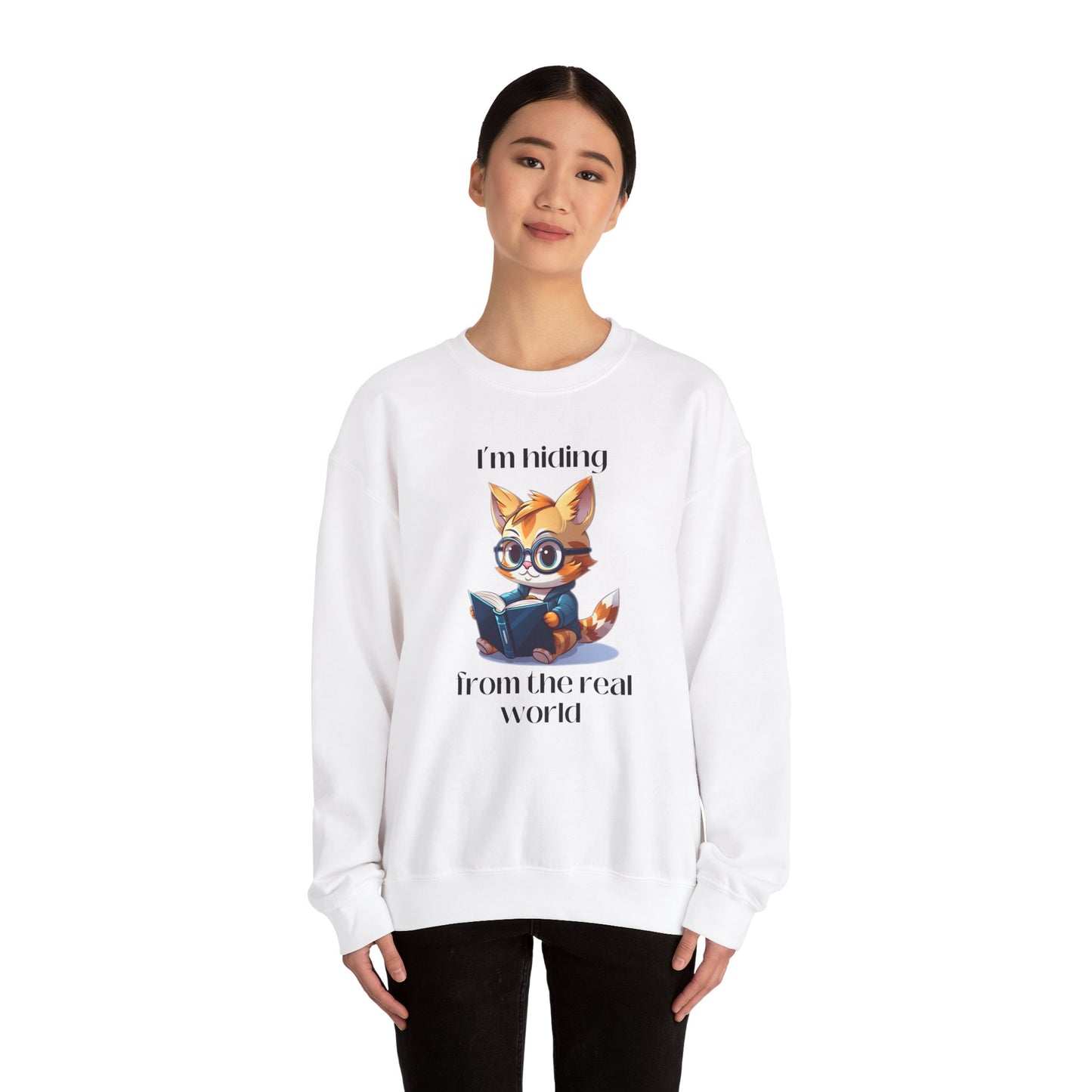 I'm Hiding Unisex Heavy Blend™ Crewneck Sweatshirt