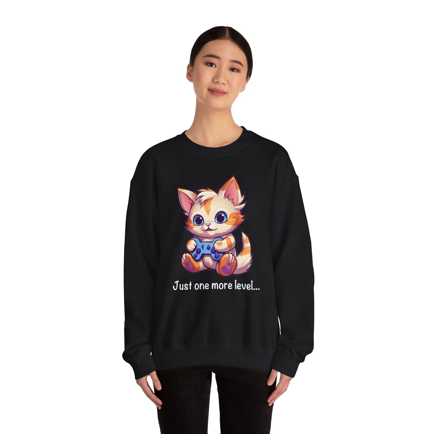 Just One More Level Unisex Heavy Blend™ Crewneck Sweatshirt