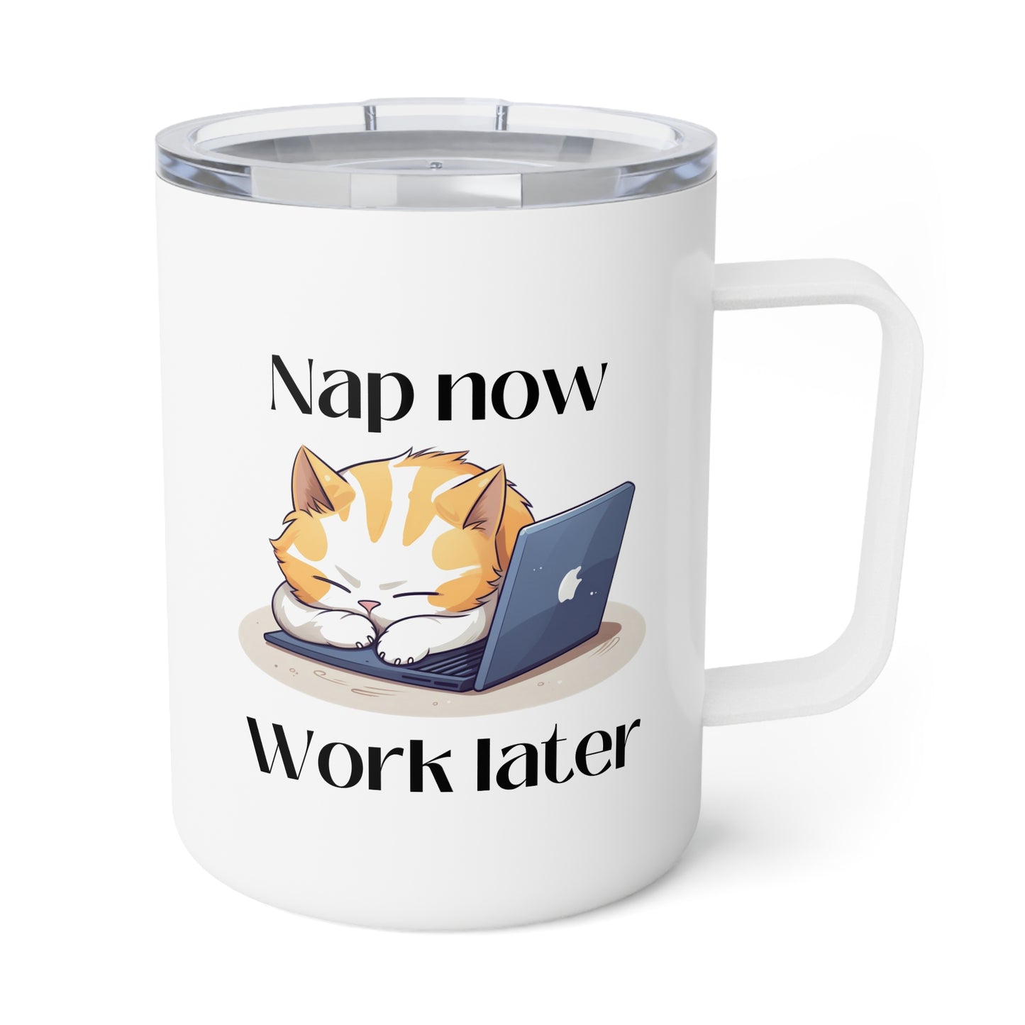 Nap Now Insulated Coffee Mug, 10oz