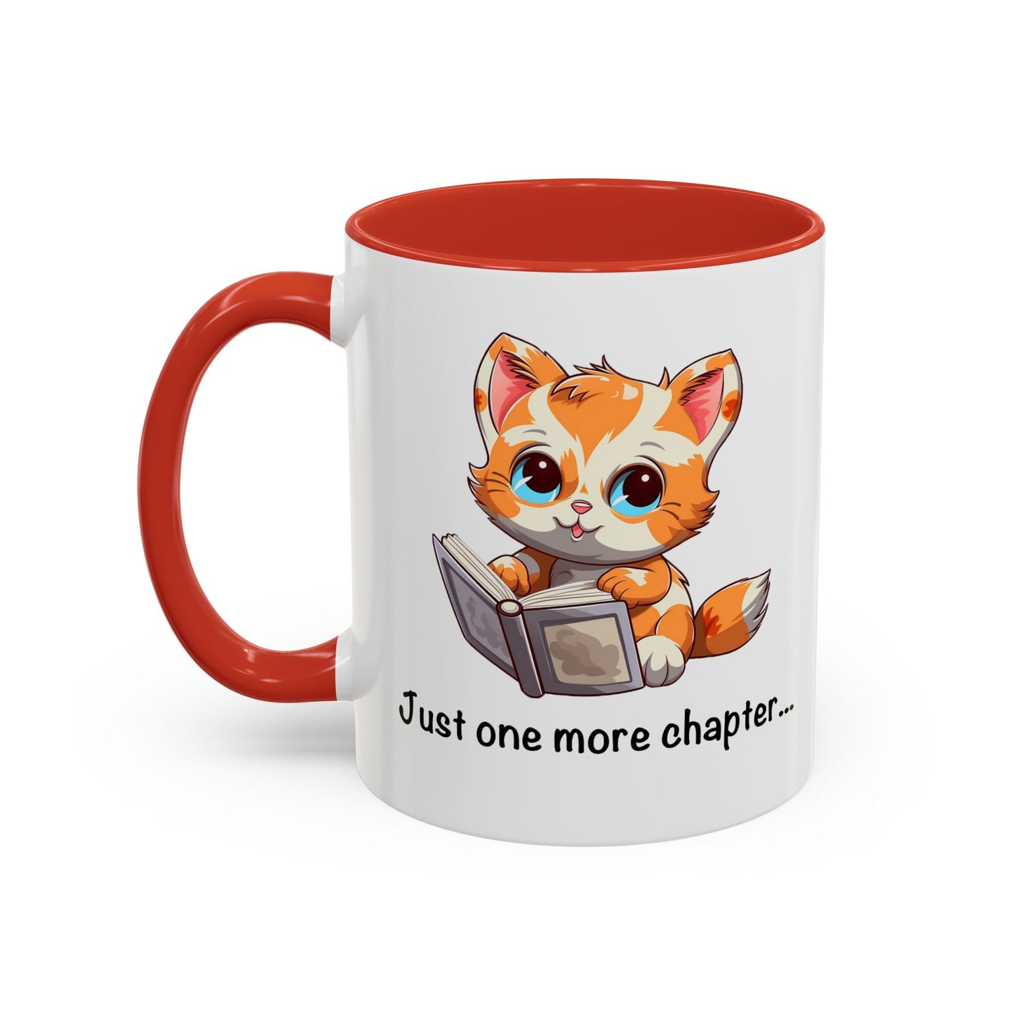 Just One More Chapter Accent Coffee Mug