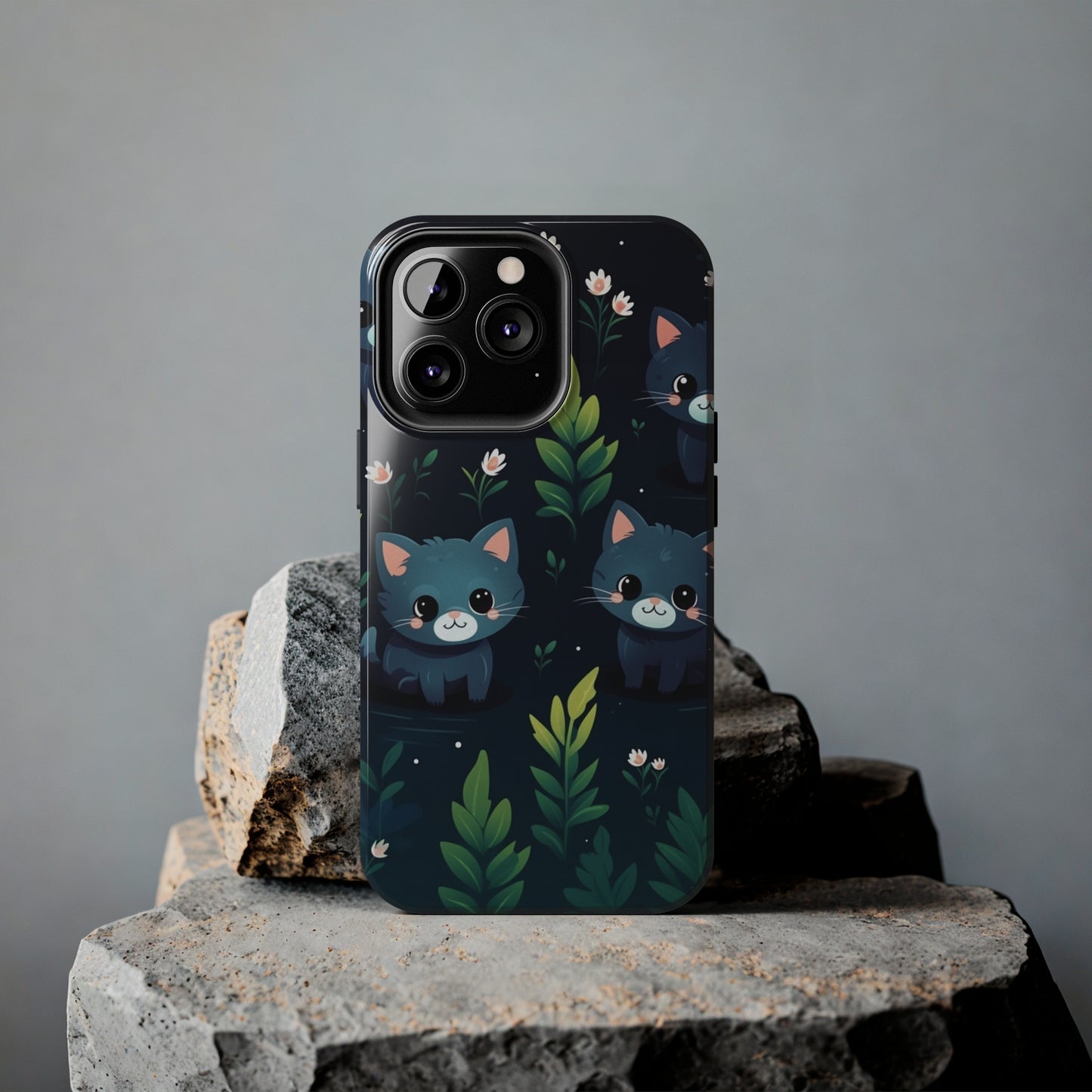 Woodsy Kitten Tough Phone Cases