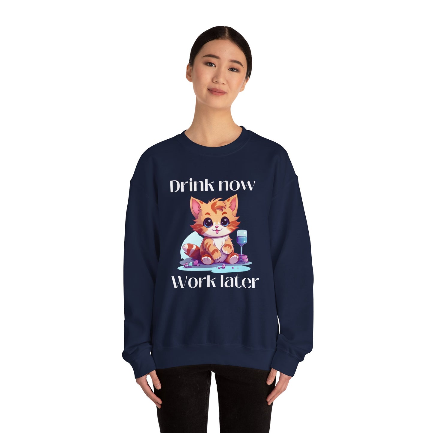 Drink Now Unisex Heavy Blend™ Crewneck Sweatshirt