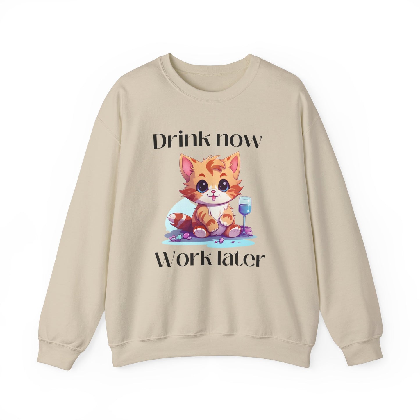 Drink Now Unisex Heavy Blend™ Crewneck Sweatshirt