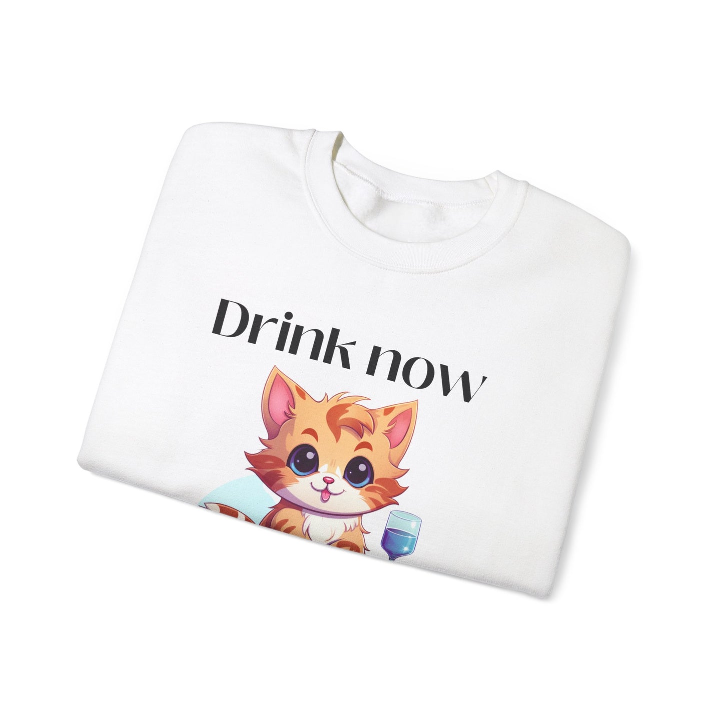 Drink Now Unisex Heavy Blend™ Crewneck Sweatshirt