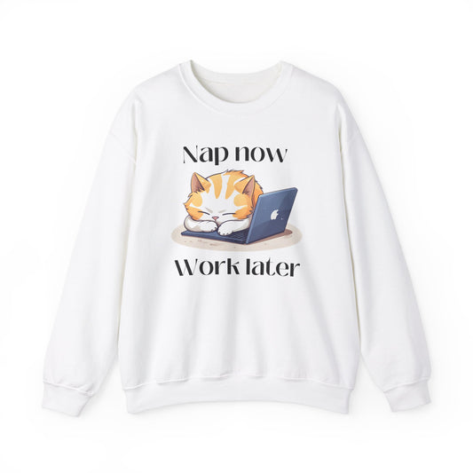 Nap Now Unisex Heavy Blend™ Crewneck Sweatshirt