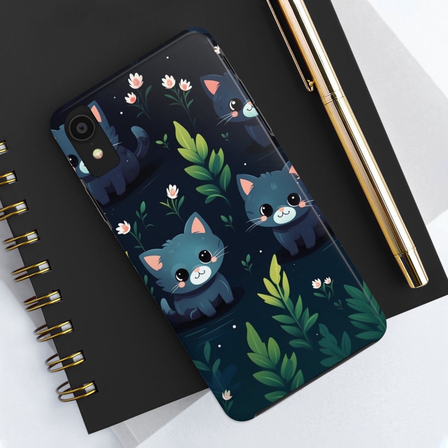 Woodsy Kitten Tough Phone Cases