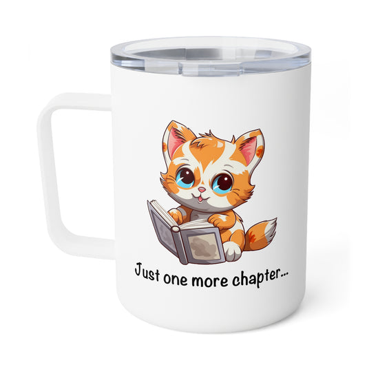 Just One More Chapter Insulated Coffee Mug, 10oz