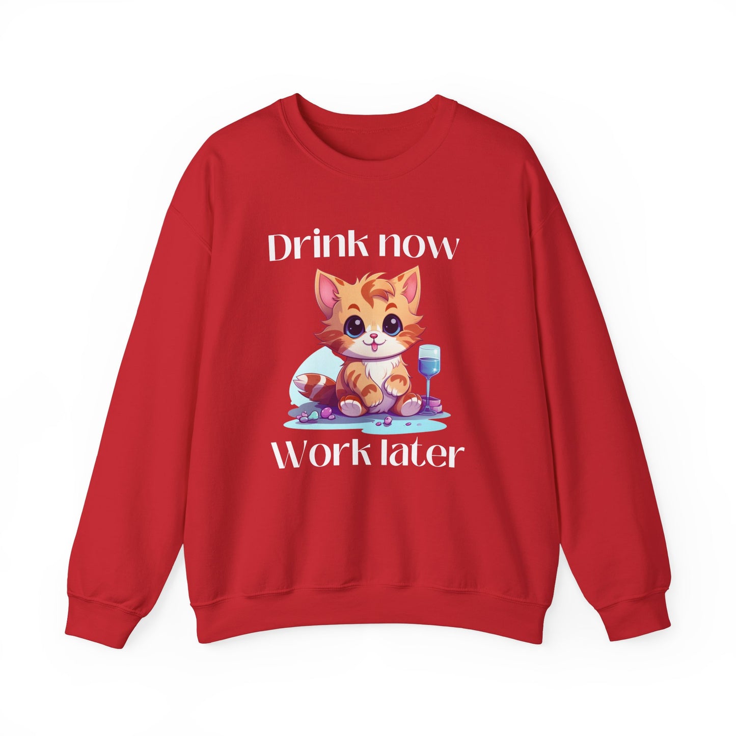 Drink Now Unisex Heavy Blend™ Crewneck Sweatshirt