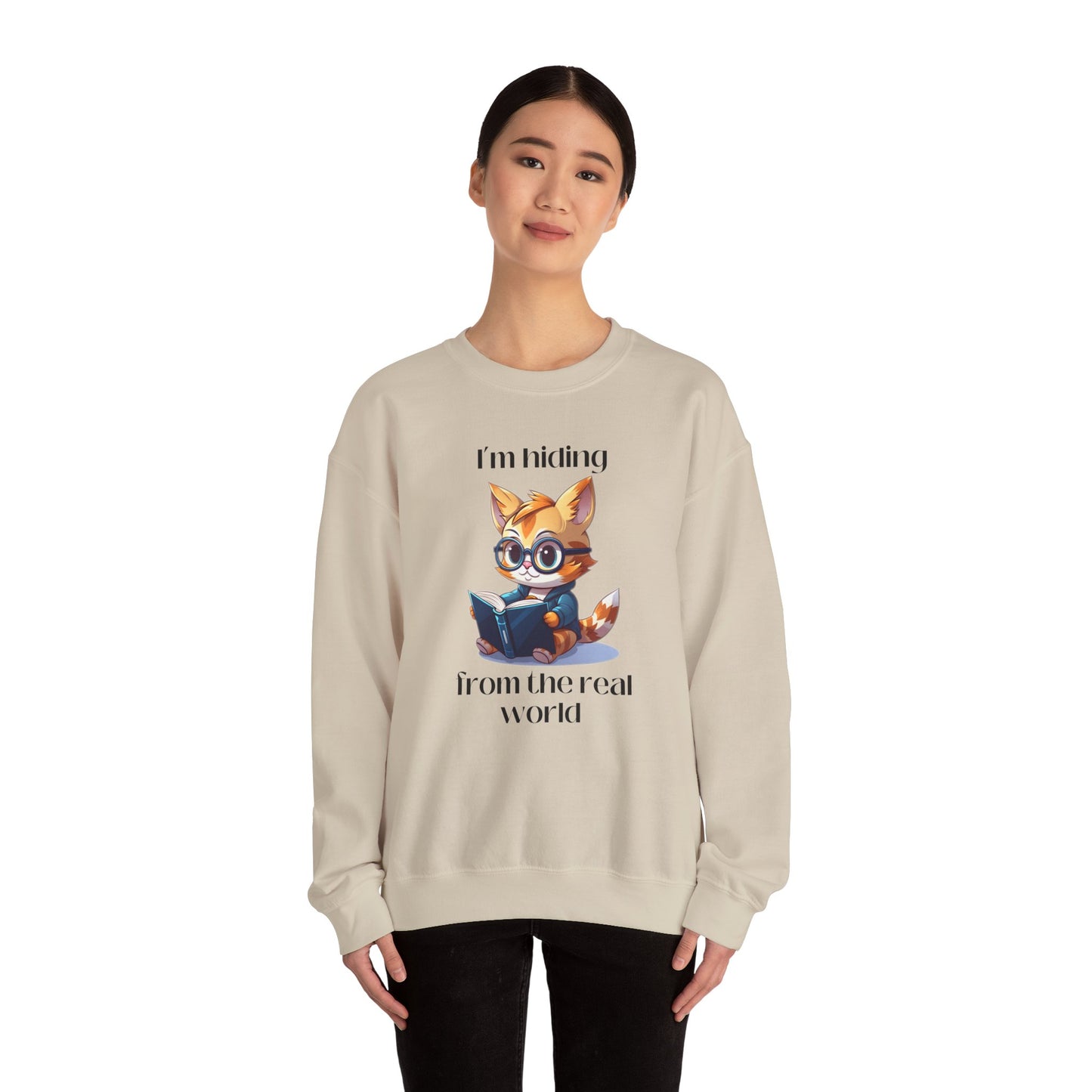 I'm Hiding Unisex Heavy Blend™ Crewneck Sweatshirt