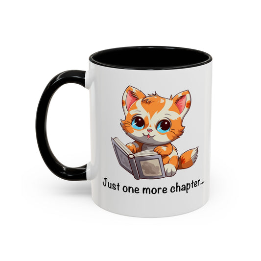 Just One More Chapter Accent Coffee Mug