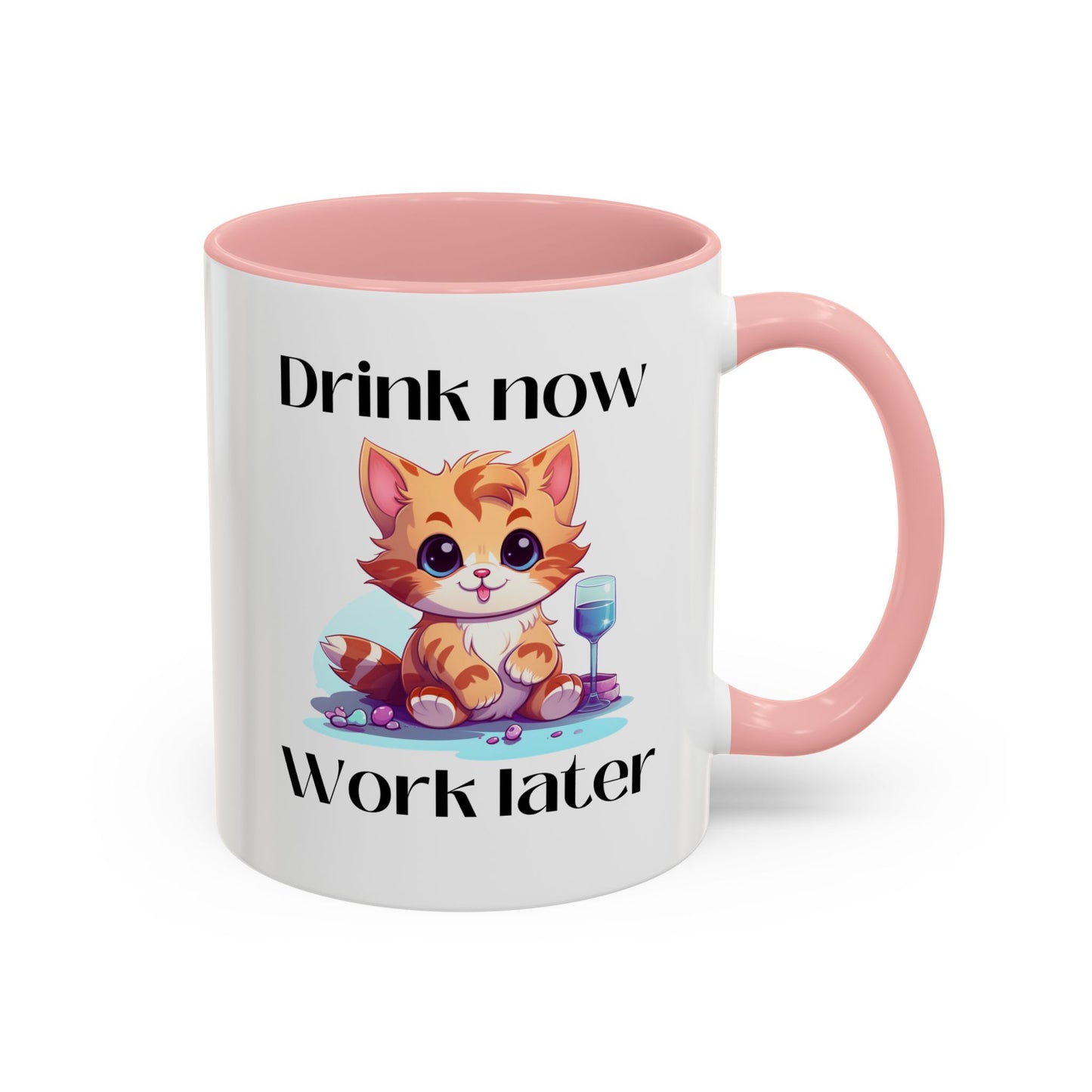 Drink Now Accent Coffee Mug