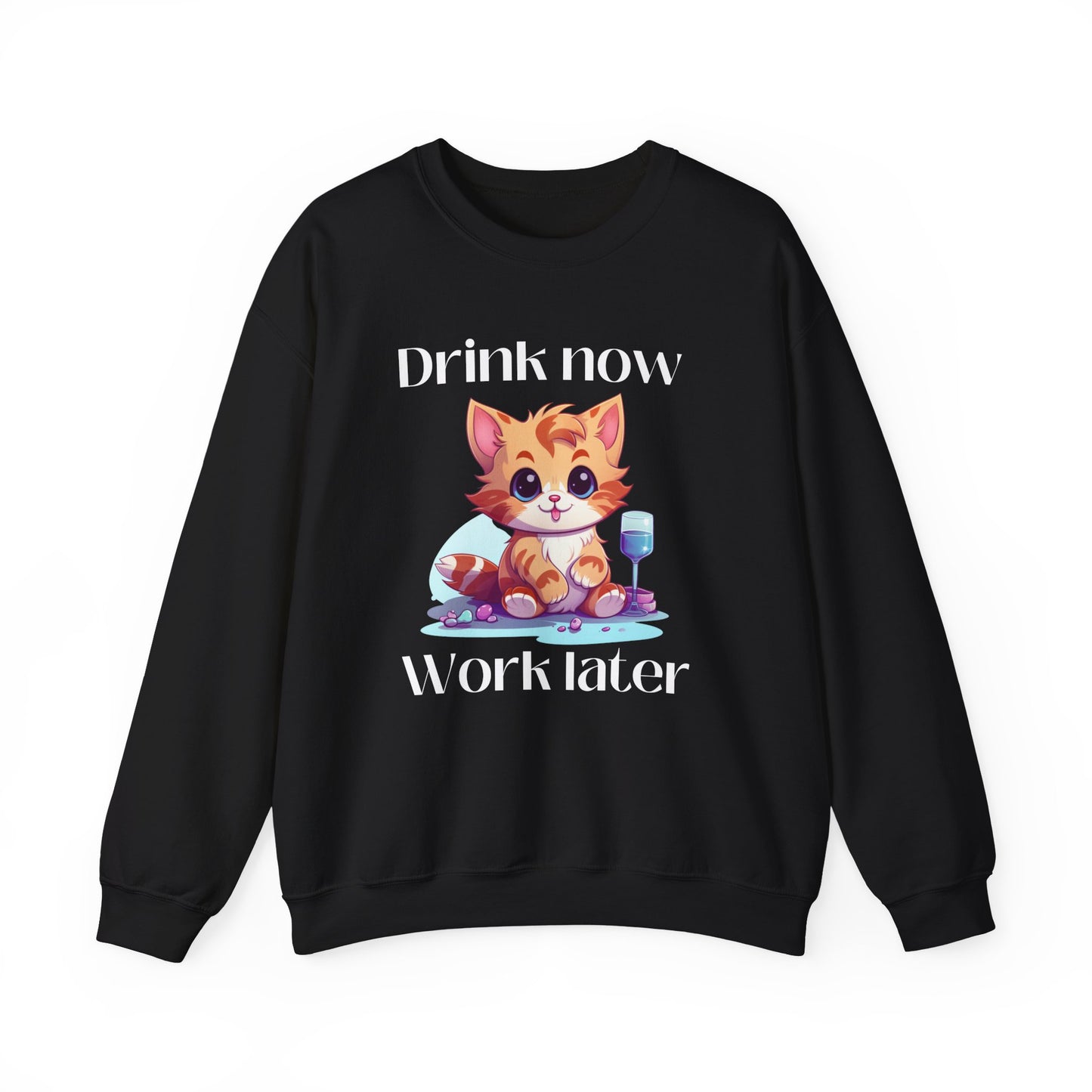 Drink Now Unisex Heavy Blend™ Crewneck Sweatshirt