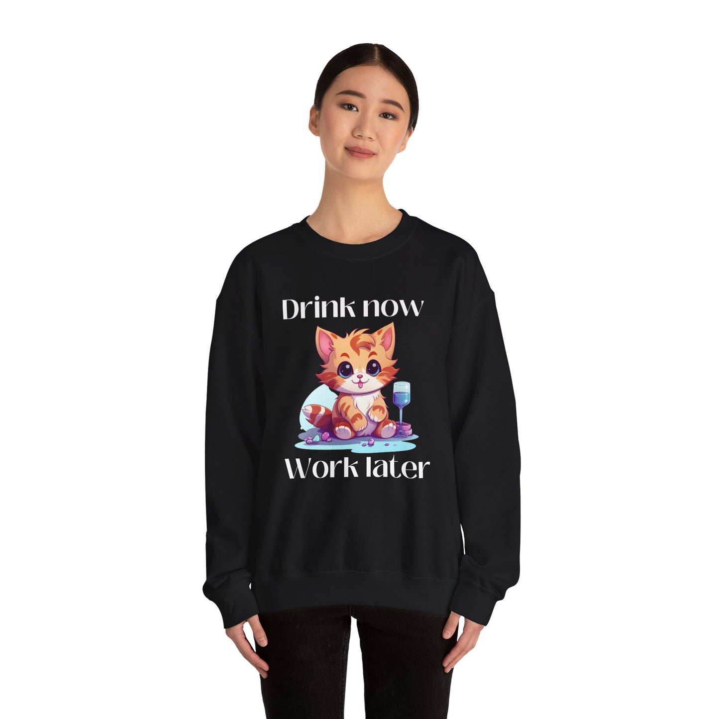 Drink Now Unisex Heavy Blend™ Crewneck Sweatshirt