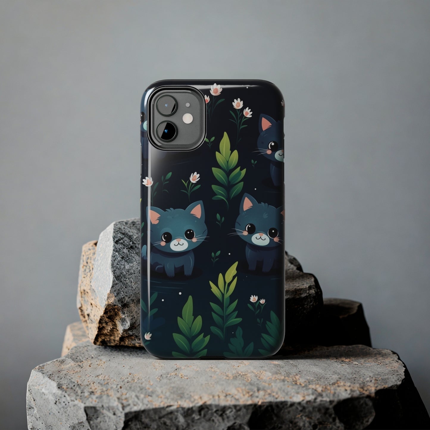 Woodsy Kitten Tough Phone Cases