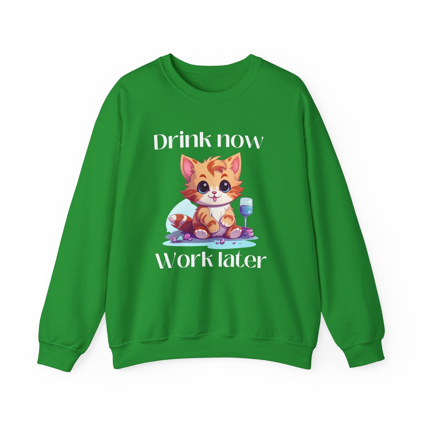 Drink Now Unisex Heavy Blend™ Crewneck Sweatshirt