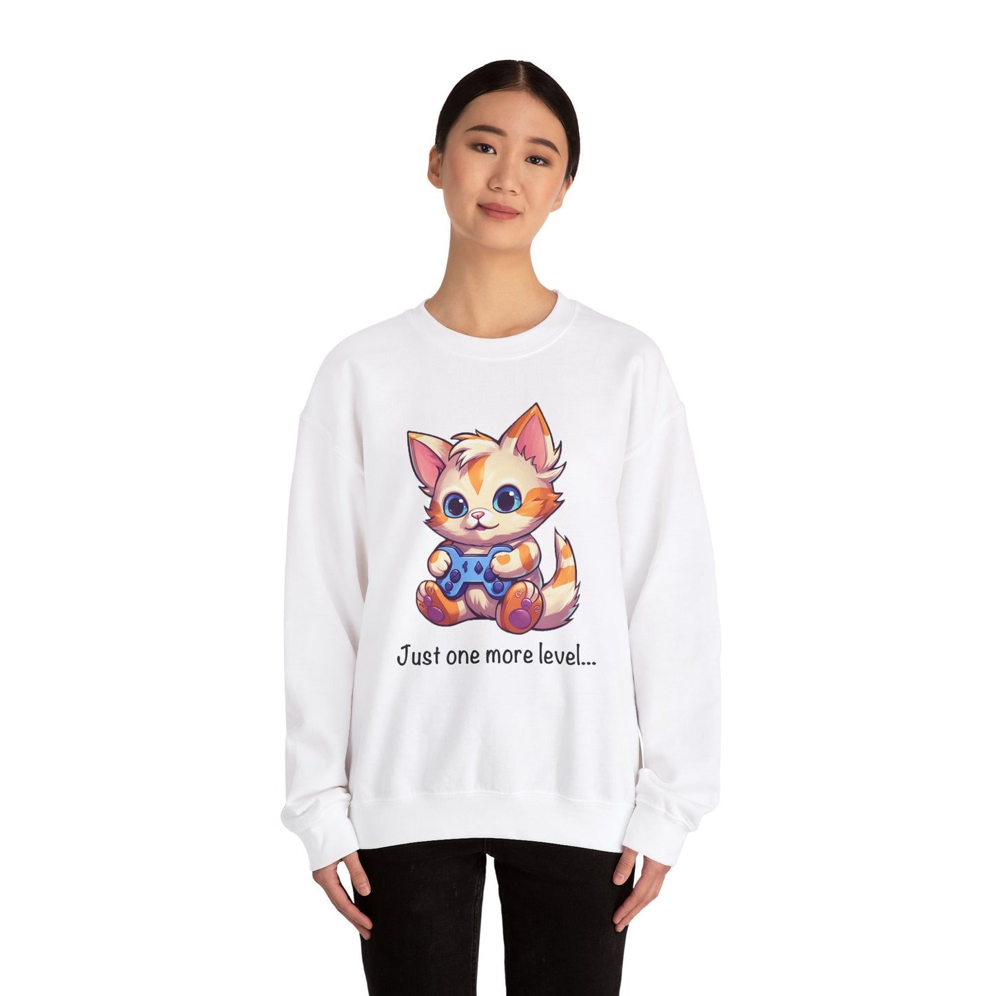 Just One More Level Unisex Heavy Blend™ Crewneck Sweatshirt