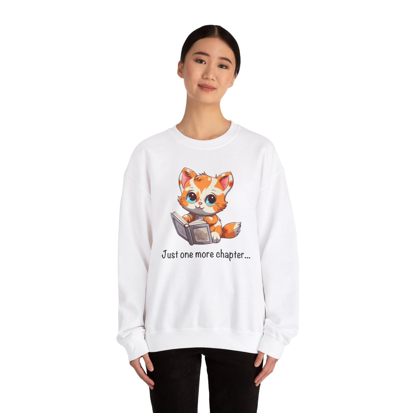 Just One More Chapter Unisex Heavy Blend™ Crewneck Sweatshirt