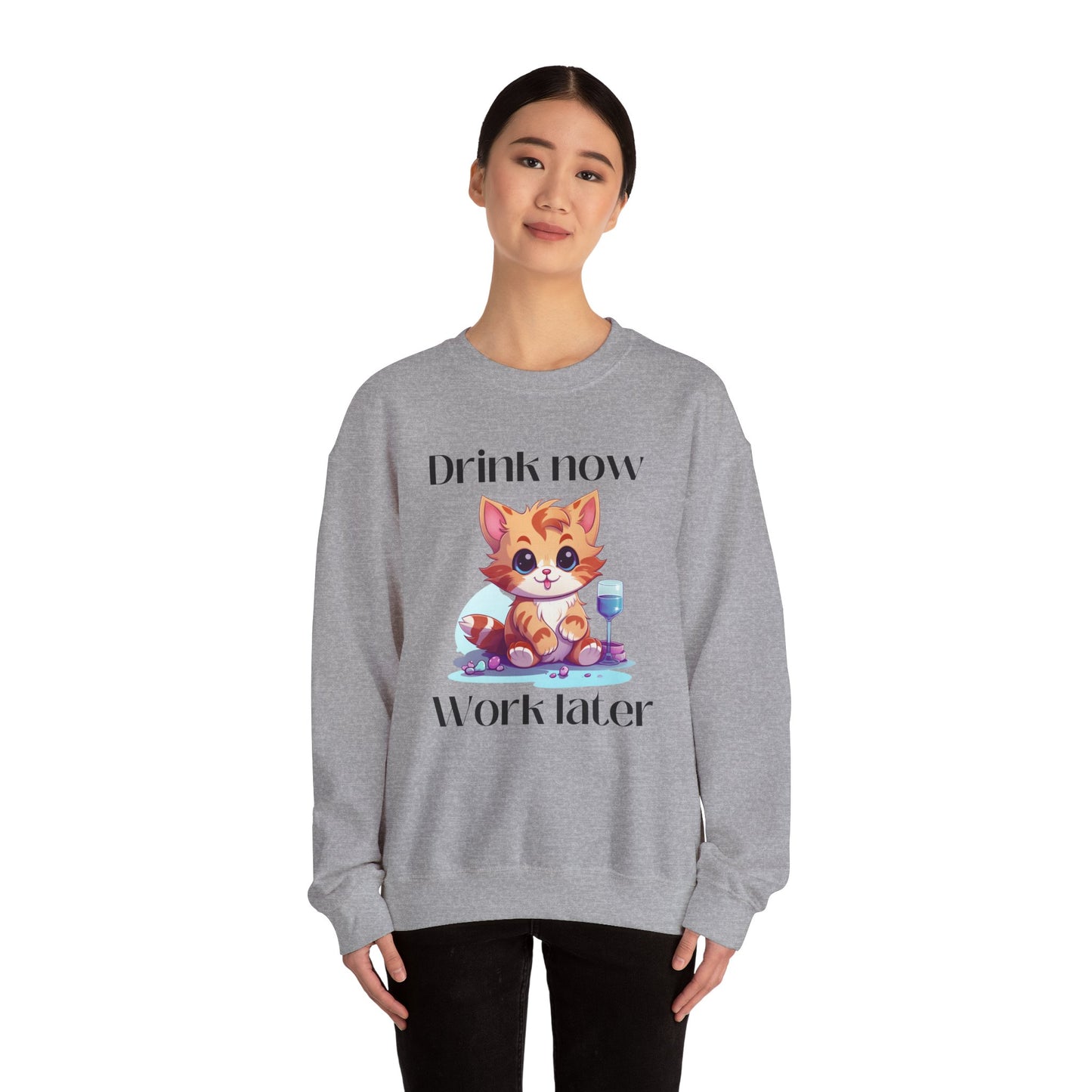 Drink Now Unisex Heavy Blend™ Crewneck Sweatshirt