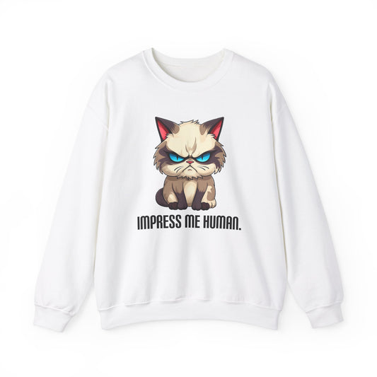 Impress Me Human Unisex Heavy Blend™ Crewneck Sweatshirt