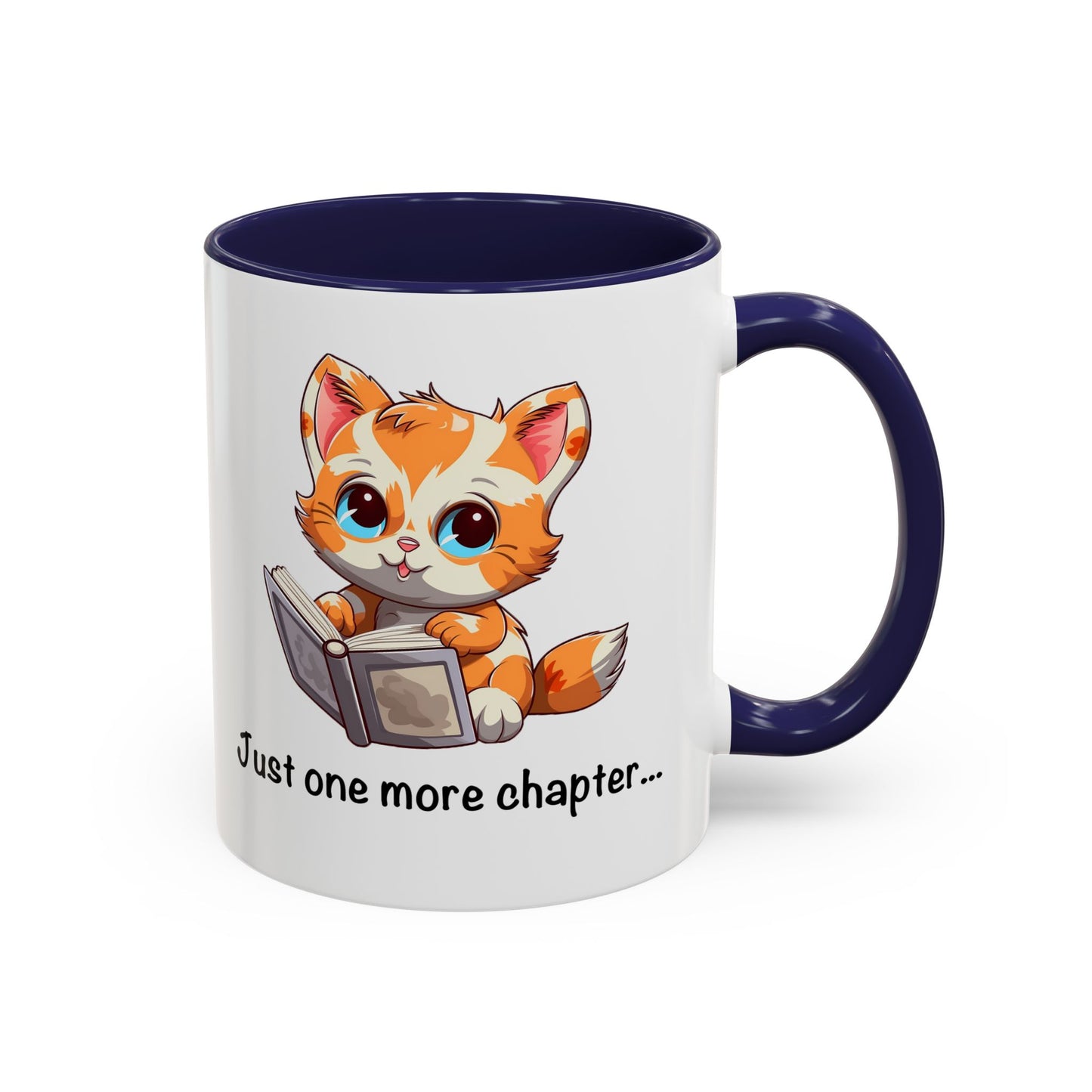 Just One More Chapter Accent Coffee Mug