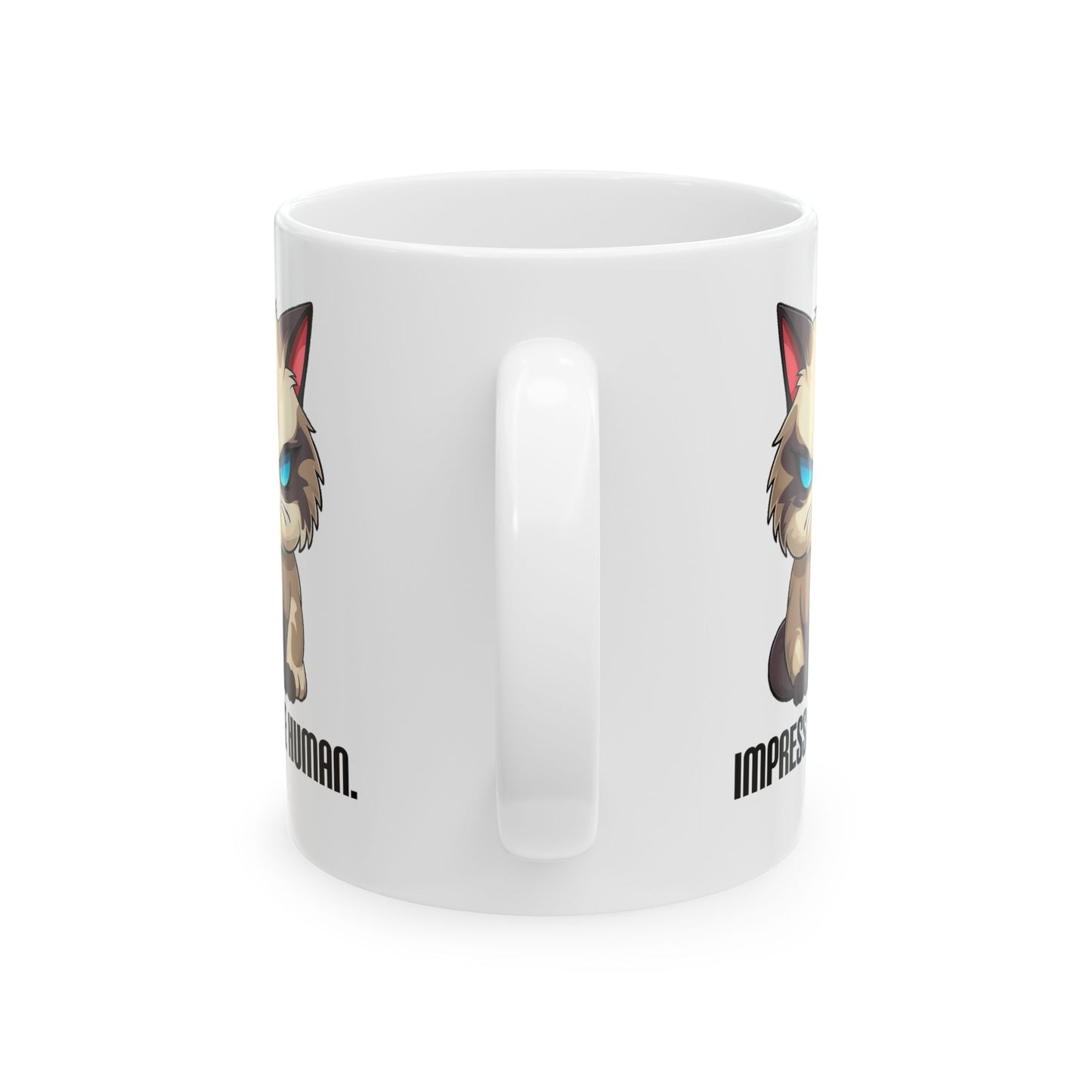 Impress Me Human Ceramic Mug